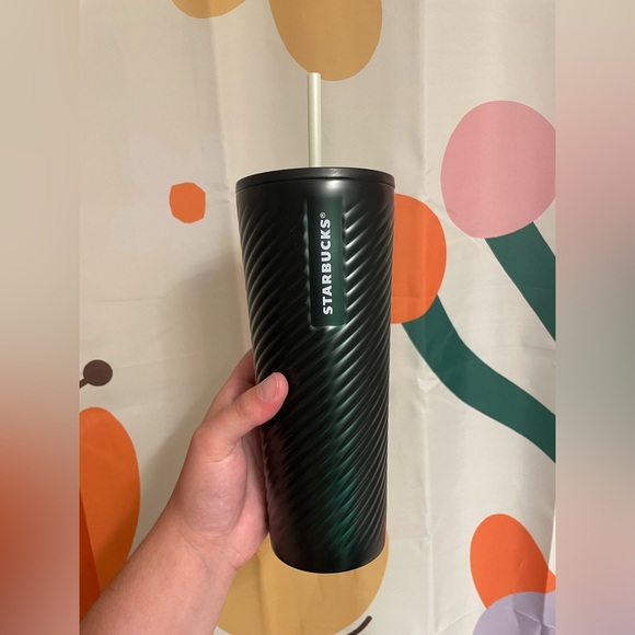 Starbucks Green Metal Tumbler - Picture 1 of 7